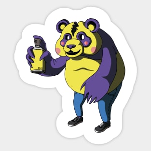 SprayPanda Sticker